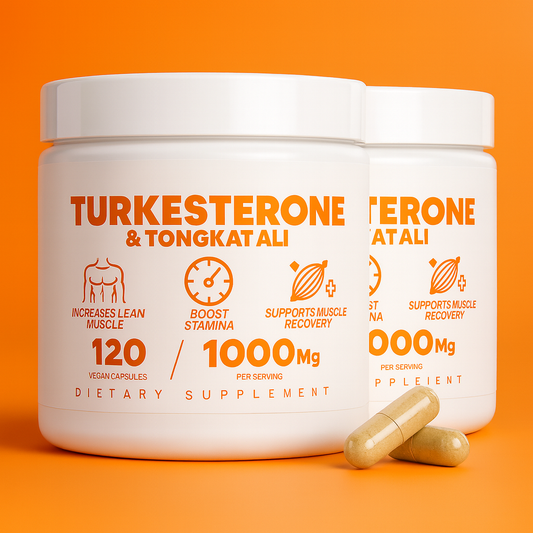 Turkesterone & Tongkat Ali - Testosterone Capsules Pack of Two (one time offer)